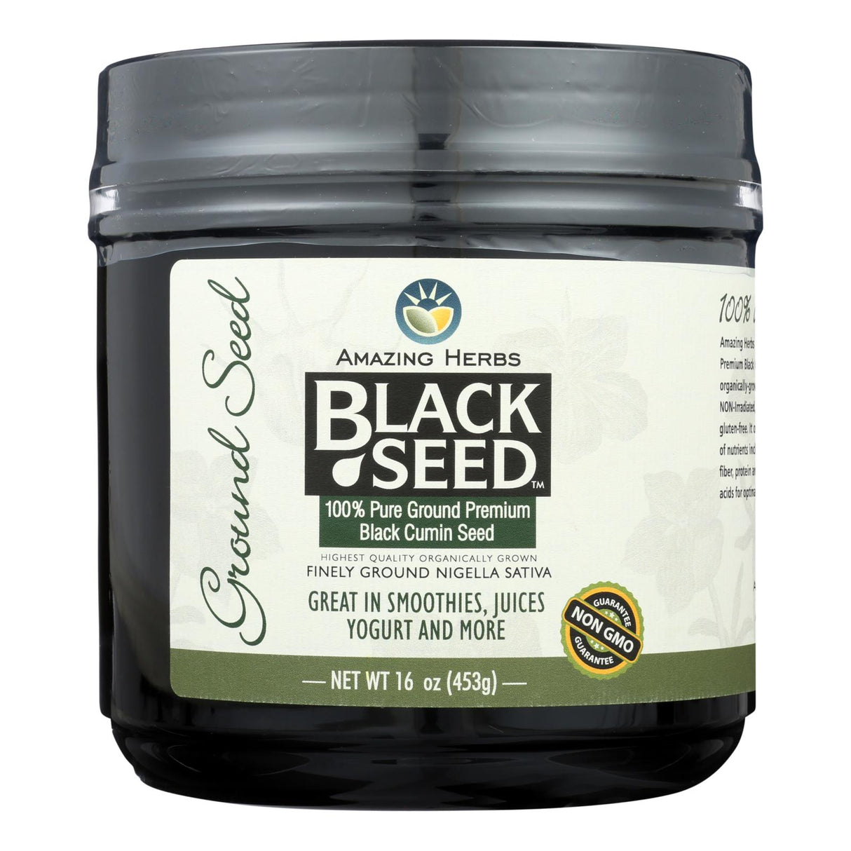 Amazing Herbs Ground Black Seed 16 Oz. - Cozy Farm 