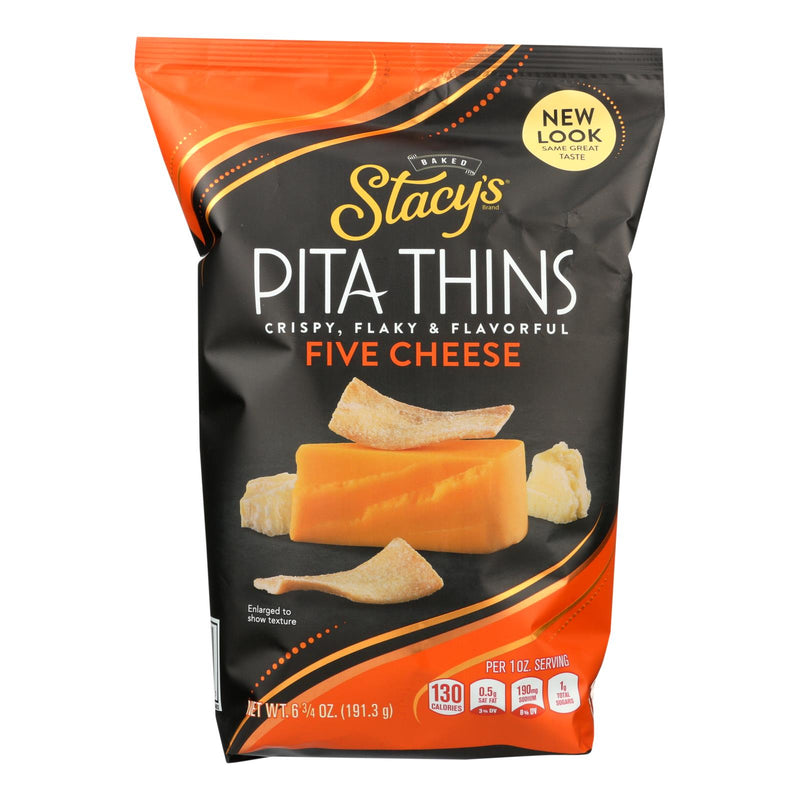 Stacy's Pita Chips: Savory 5-Cheese Flavor, Perfect for Snacking - Pack of 8 - Cozy Farm 