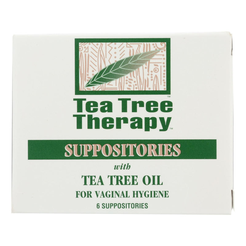 Tea Tree Therapy Women's Suppositories with Tea Tree Oil (Pack of 6) - Cozy Farm 