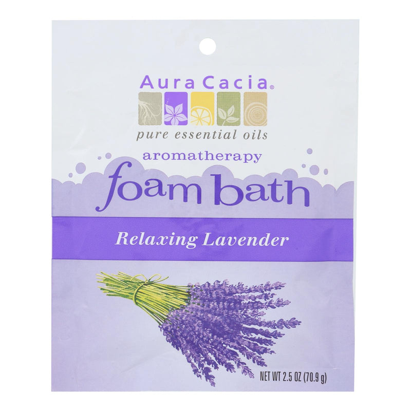 Aura Cacia Relaxing Lavender 6-Pack, 2.5 Oz Foam Baths - Cozy Farm 