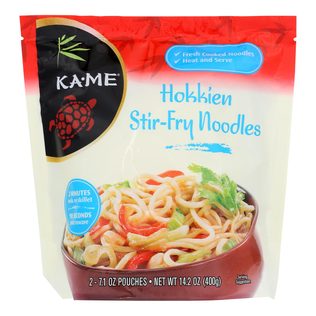 Ka'me Original Stir Fry Hokkien Noodles - 14.2 Oz. Pack of 6 - Cozy Farm 