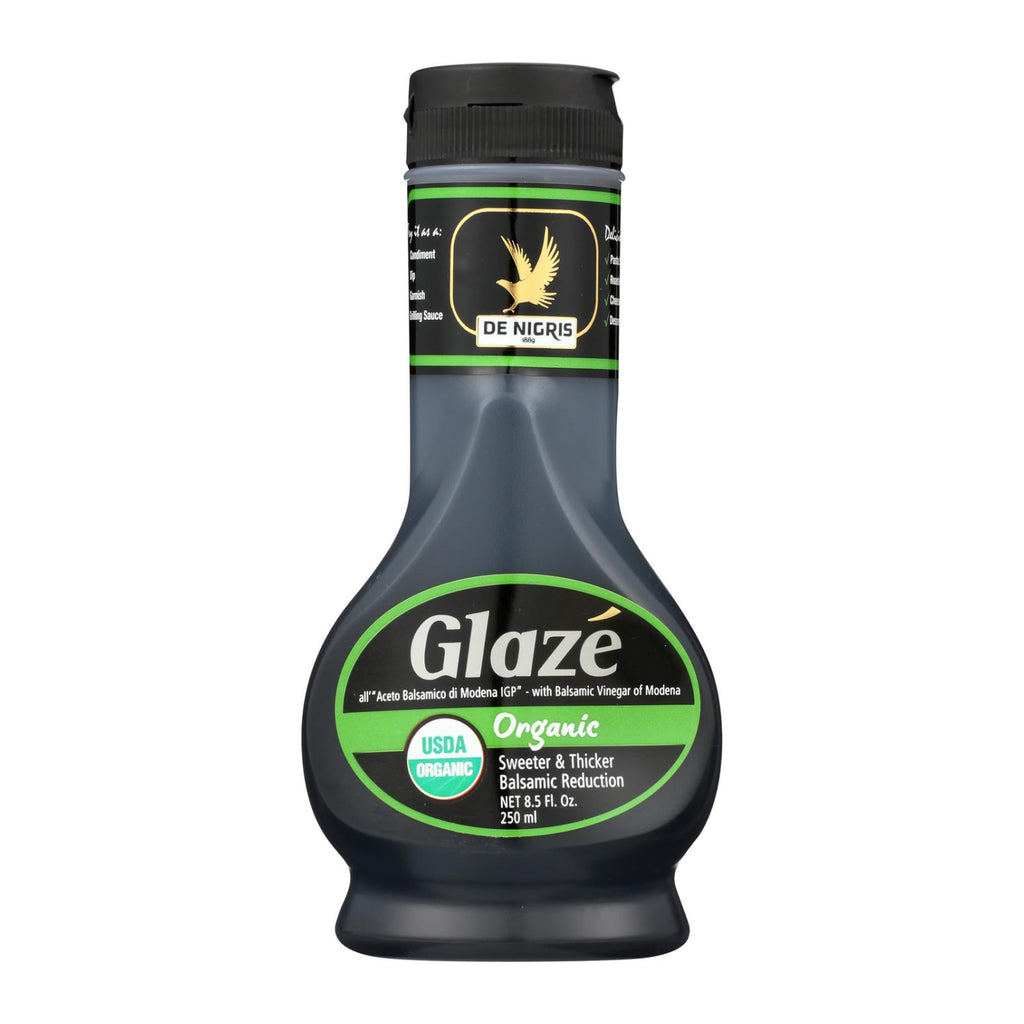 De Nigris Organic Balsamic Glaze (Pack of 6 - 8.5 Fl Oz.) - Cozy Farm 