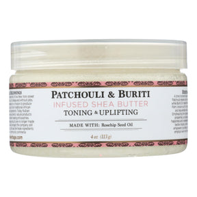 Nubian Heritage 100% Organic Patchouli and Buriti Oils Shea Butter (Pack of 4) - Cozy Farm 