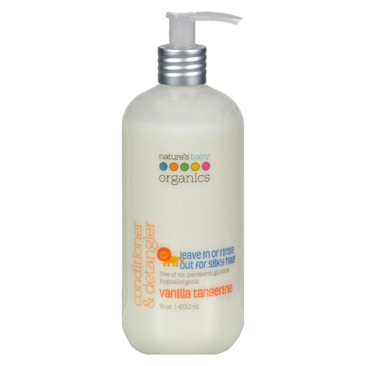 Nature's Baby Organics Conditioner and Detangler  - Vanilla Tangerine, 16 Fl Oz. - Cozy Farm 