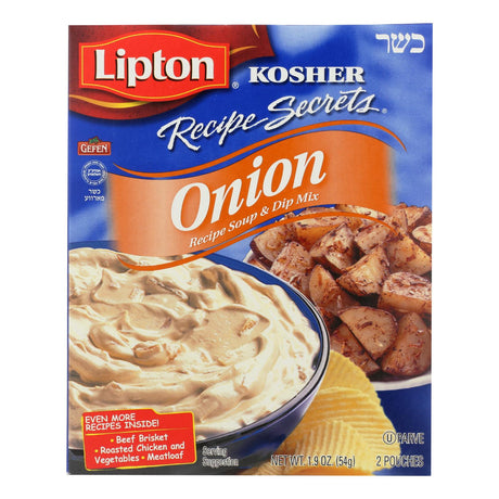 Lipton Onion Soup Mix, Kosher Recipe Secrets, 12 Pack of 1.9 oz. Envelopes - Cozy Farm 