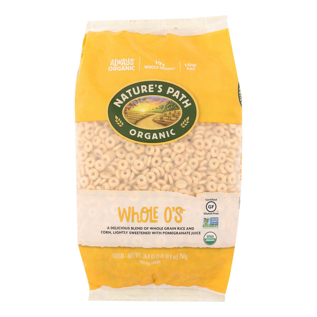 Nature's Path Organic Whole O's Cereal (Pack of 6) - 26.4 Oz. - Cozy Farm 
