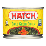 Hatch Diced Hot Green Chilies (Pack of 24 - 4 Oz.) Authentic Southwestern Flavor - Cozy Farm 