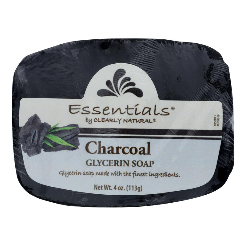 Clearly Natural Glycerin Charcoal Bar Soap (4 Oz.) - Cozy Farm 