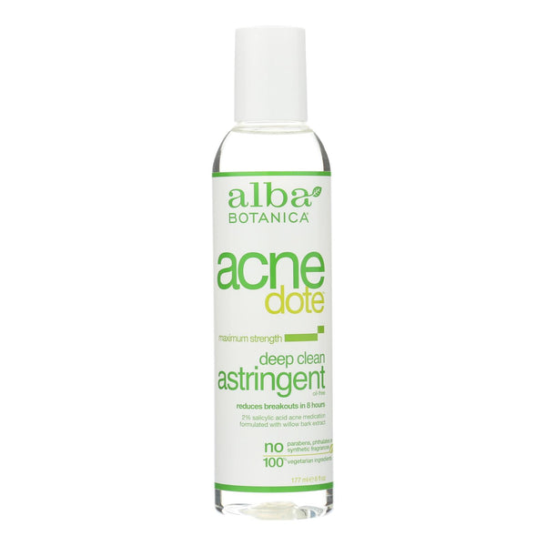 Alba Botanica Acnedote Deep Cleansing Astringent - 6 Oz - Cozy Farm 