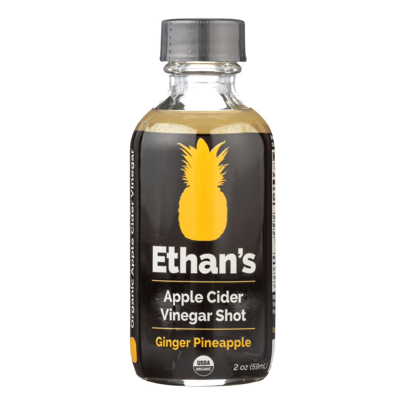 Ethan's Daily Detox Apple Cider Vinegar Ginger Shot (Pack of 6 - 2 Fl Oz) - Cozy Farm 