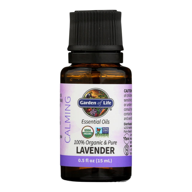 Garden of Life Essential Oil Lavender (Pack of 0.5 Fl Oz) - Cozy Farm 
