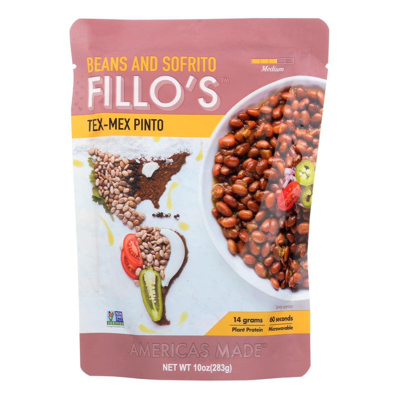 Fillo’s Tex-Mex Pinto Beans, 10 Oz (Pack of 6) - Cozy Farm 