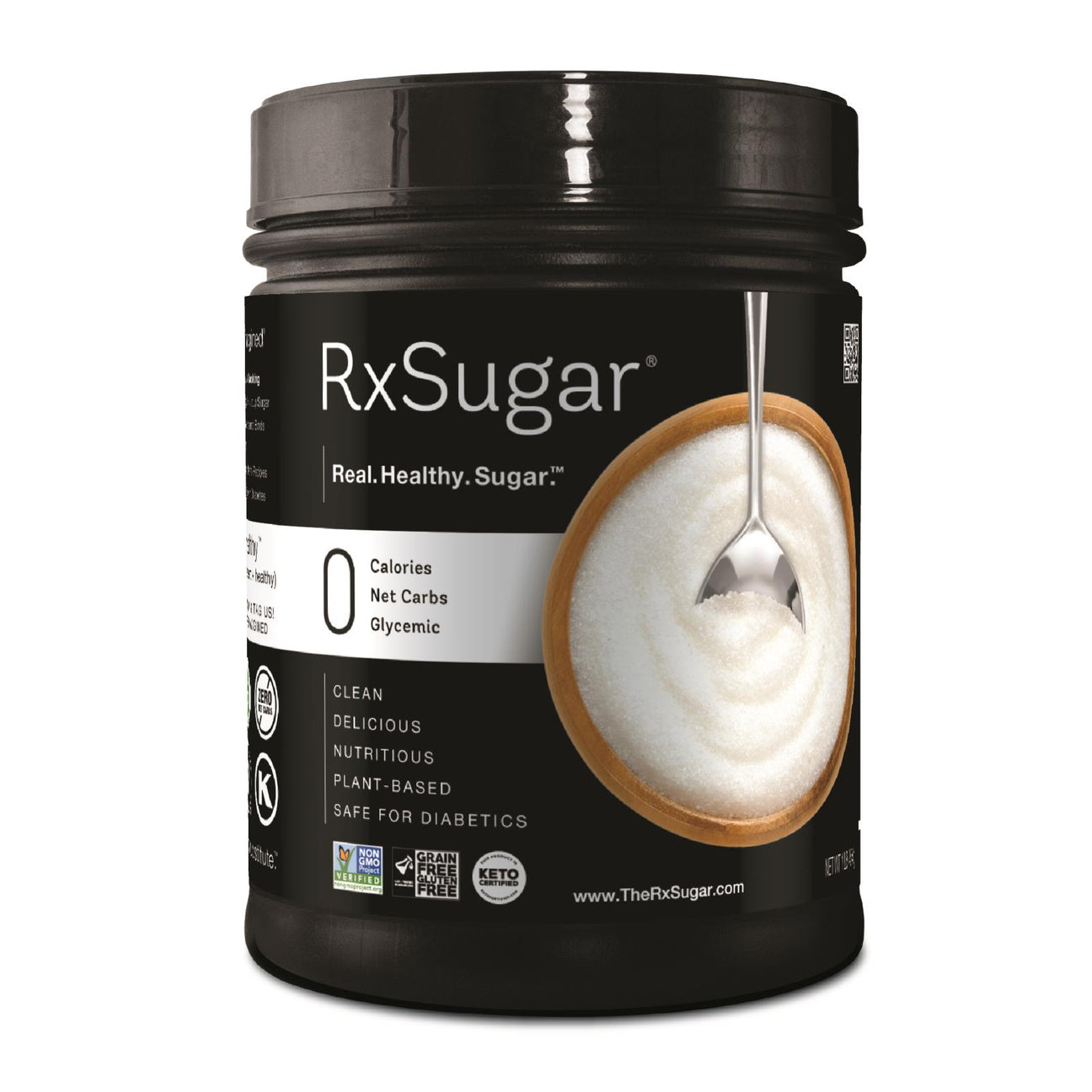 RxSugar Low Glycemic Sugar - 6 x 1 lb Canisters - Cozy Farm 