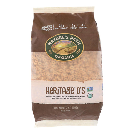 Nature's Path Organic Heritage O's Cereal, Whole Grain Goodness (Pack of 6 - 32 Oz.) - Cozy Farm 