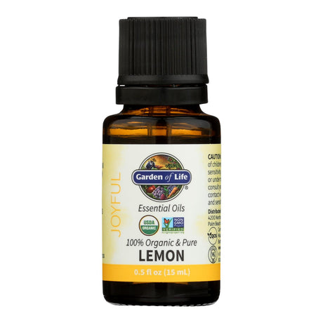 Garden of Life Essential Oil Lemon (Pack of 0.5 Fl Oz) - Cozy Farm 