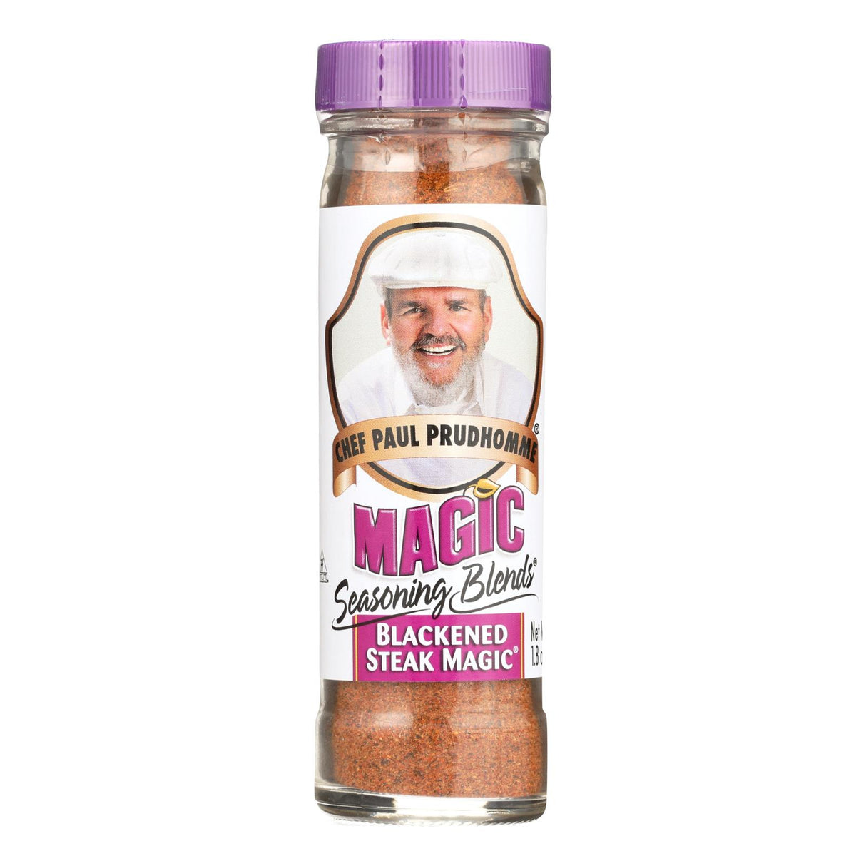 Chef Paul Prudhomme's Magic Seasoning Blends Blackened Steak Magic (Pack of 6) - 1.8 Oz - Cozy Farm 