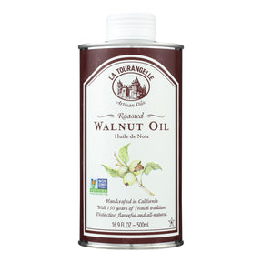 La Tourangelle Roasted Walnut Oil: Rich Nutty Flavor in Every 500ml Bottle (Pack of 6) - Cozy Farm 