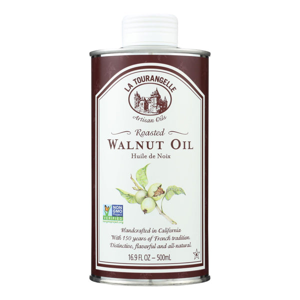 La Tourangelle Roasted Walnut Oil: Rich Nutty Flavor in Every 500ml Bottle (Pack of 6) - Cozy Farm 