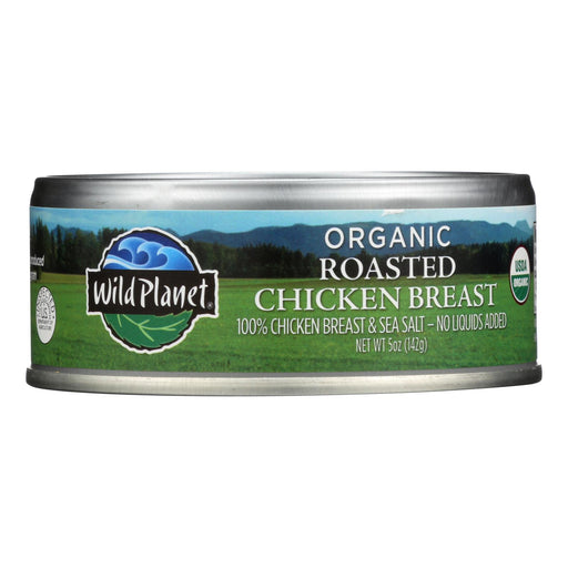Wild Planet Organic Roasted Chicken Breast, 5 Oz. (Pack of 12) - Cozy Farm 
