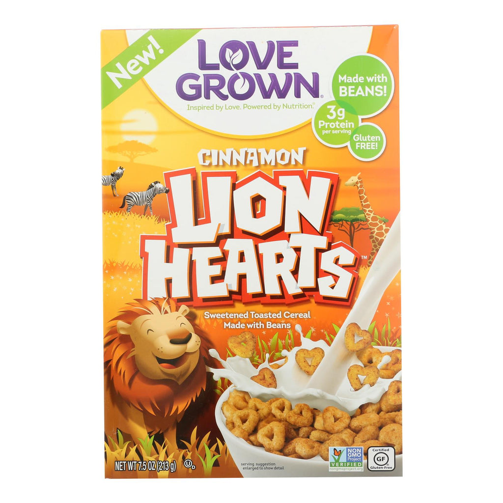 Love Grown Foods Cereal - Lion Loops (Pack of 6) 7.5 Oz. - Cozy Farm 