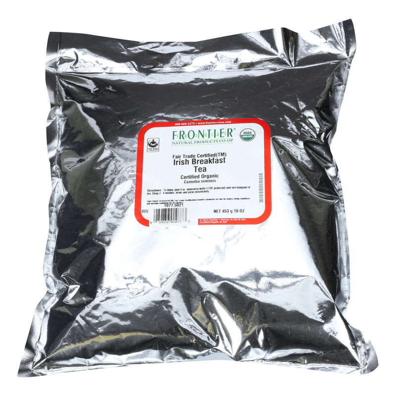 Frontier Herb Organic Fair Trade Black Irish Breakfast Tea (1lb Bag) - Cozy Farm 