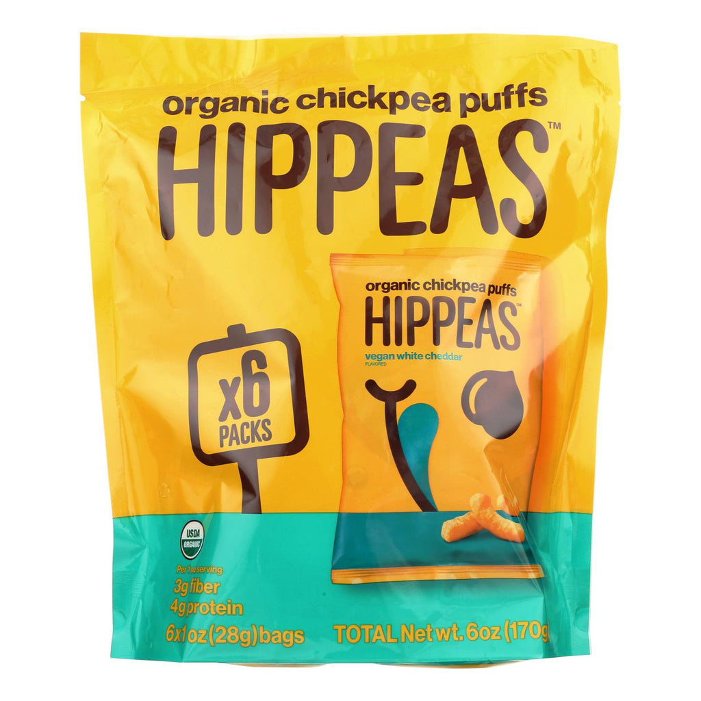 Hippeas Vegan Chickpea Puffs (Pack of 12 - 6 Oz.) - Cozy Farm 