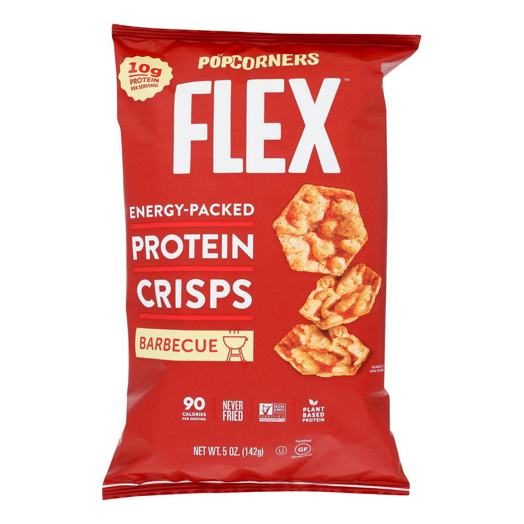 Popcorners Protein Crisps Flex BBQ (Pack of 12 - 5 Oz.) - Cozy Farm 