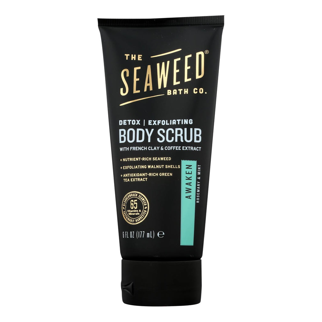 The Seaweed Bath Co Scrub - Detox - Exfoliating - Awaken - 6 Fl Oz - Cozy Farm 