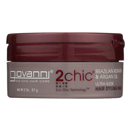 Giovanni 2chic Ultra-Sleek Hair Styling Wax, 2 oz - Cozy Farm 
