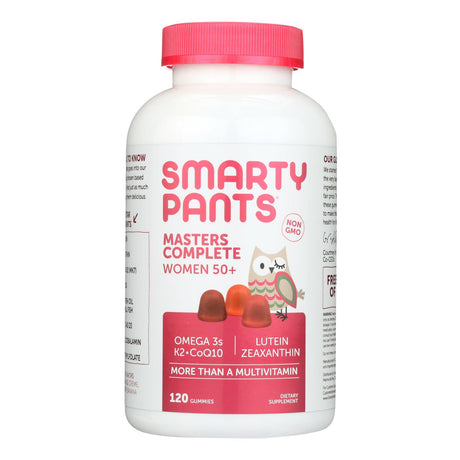 Smartypants Masters Complete Women 50+: Essential Vitamins & Minerals, Blueberry Orange Cr‚àö√â¬¨¬Æme, Strawberry Banana Gummies (120) - Cozy Farm 