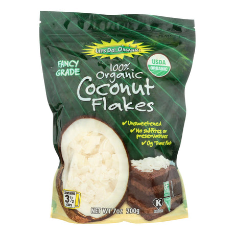 Let's Do Organics 7 Oz. Coconut Flakes (Pack of 12) - Cozy Farm 