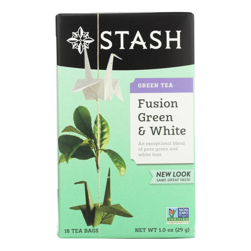 Stash Tea Green and White Fusion (Pack of 6 - 18 Tea Bags Each) - Cozy Farm 