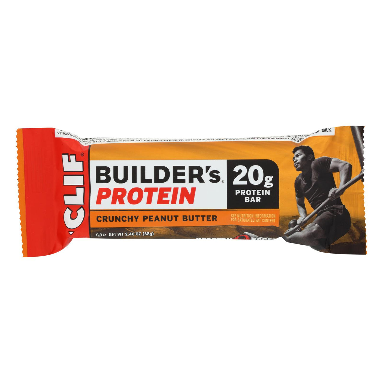 Clif Builder's Bar, Crunchy Peanut Butter, 12 Pack - Cozy Farm 