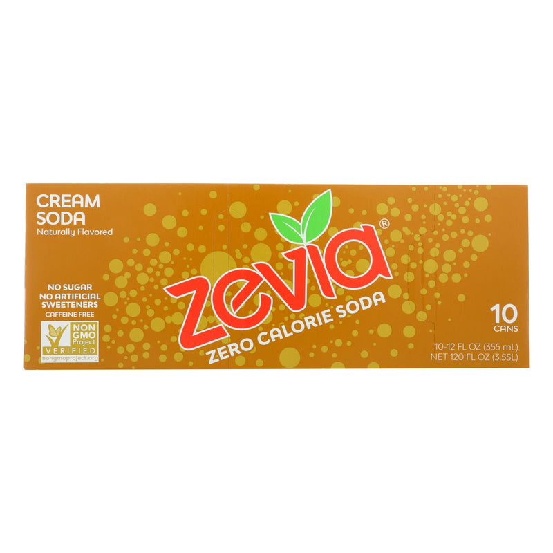 Zevia Creamy Soda, Zero Calories, 12 Fl Oz (Pack of 12x2) - Cozy Farm 