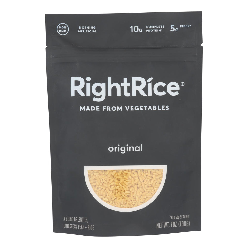 Right Rice (Pack of 6) - Made From Vegetables - Original Flavor - 7 Oz. - Cozy Farm 