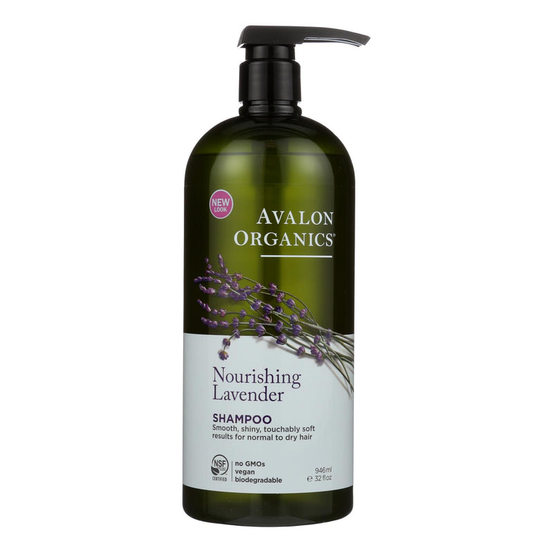 Avalon Organics Lavender Nourishing Shampoo, 32 Fl Oz - Cozy Farm 