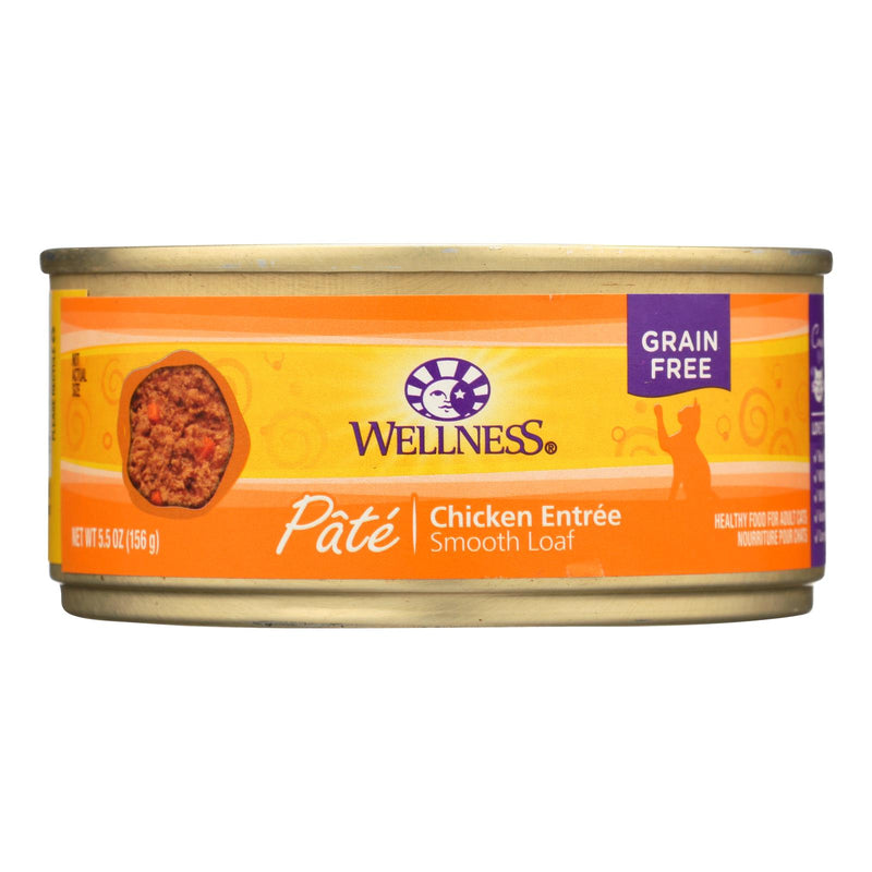Wellness Pet Products Cat Food - Chicken Recipe (Pack of 24) - 5.5 Oz. - Cozy Farm 