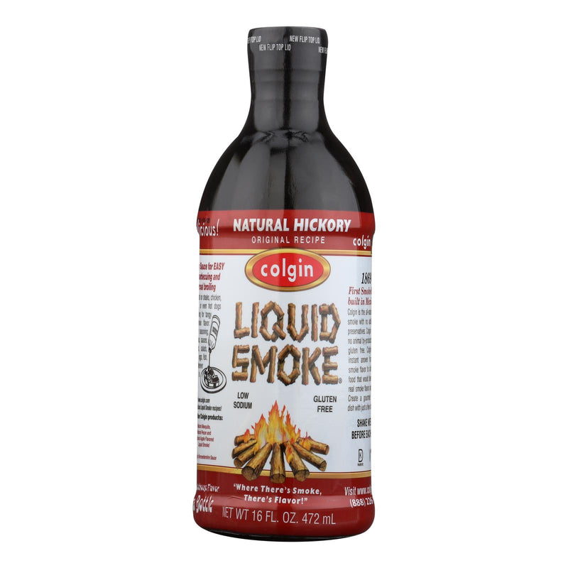 Colgin Hickory Liquid Smoke - Pack of 6 - 16 Fl Oz - Cozy Farm 