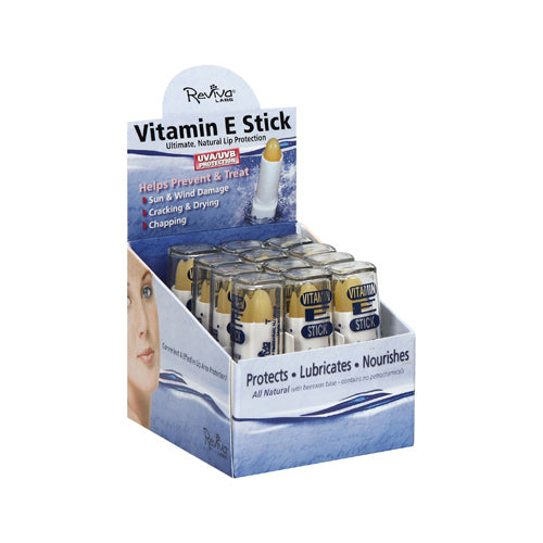 Reviva Labs Vitamin E Oil Stick 12-Pack, 1.5 Oz Display Case - Cozy Farm 