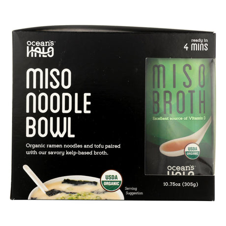 Ocean's Halo Quick and Easy Miso Noodle Bowls - 10.75 Oz (Pack of 6) - Cozy Farm 