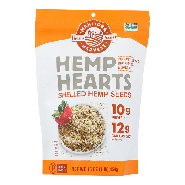 Manitoba Harvest Hemp Hearts - 1 Pound Healthy Fat Source - Cozy Farm 