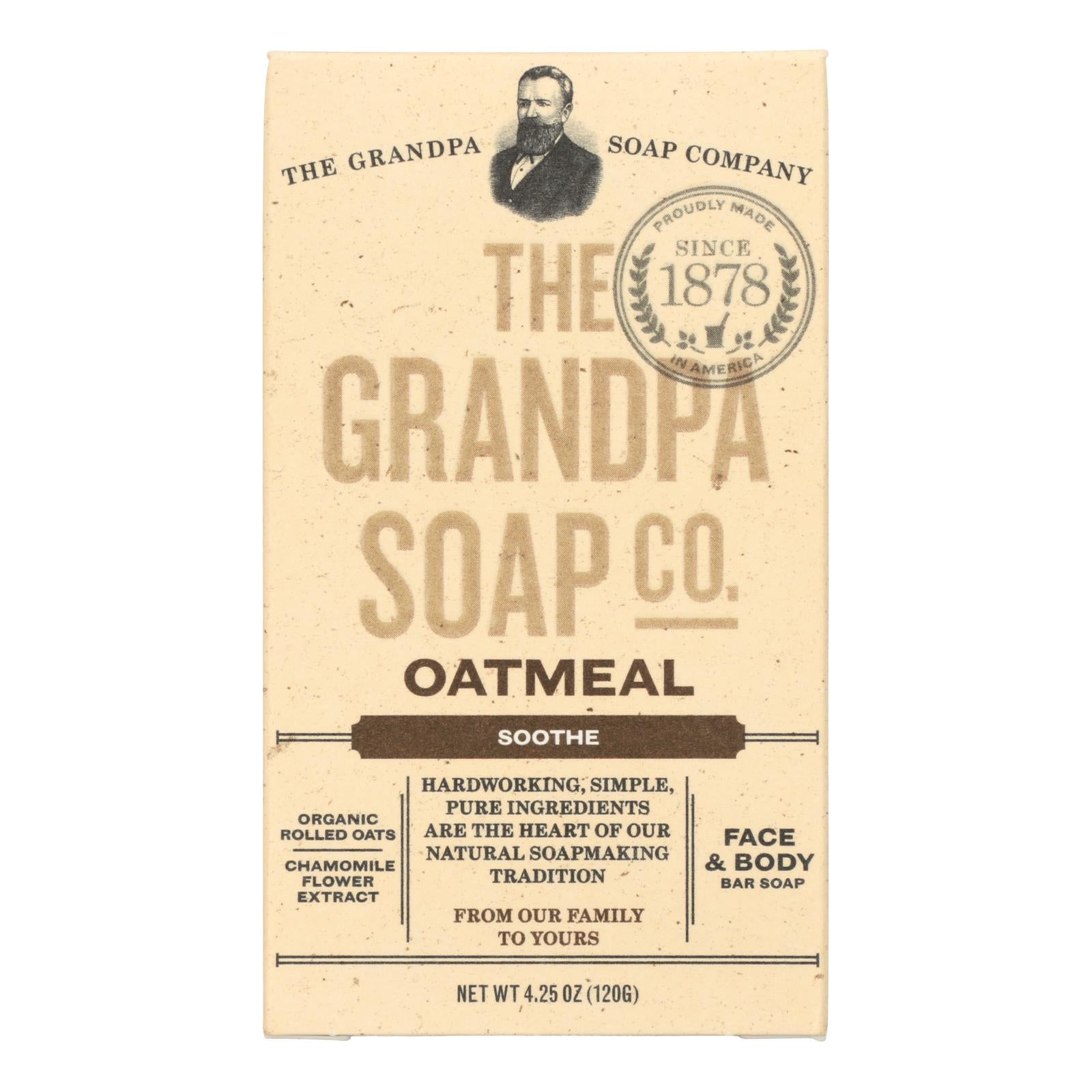 Grandpa's Oatmeal Soap Bar (Pack of 4.25 Oz.)