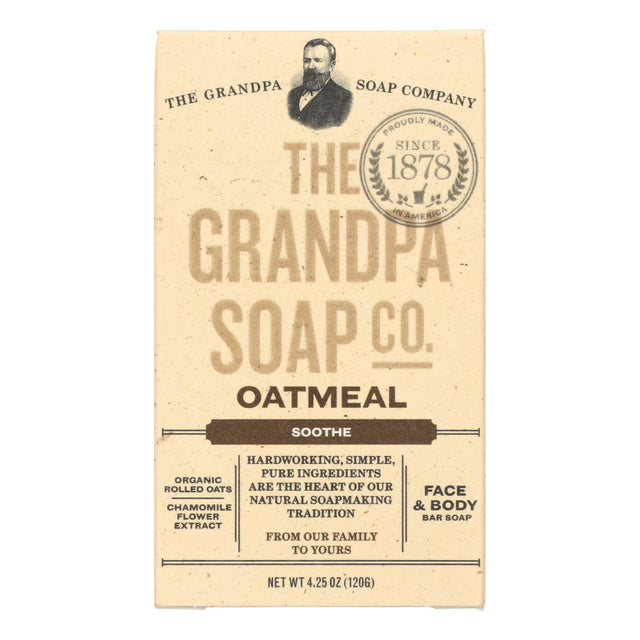 Grandpa's Oatmeal Soap Bar (4.25 Oz.) - Cozy Farm 