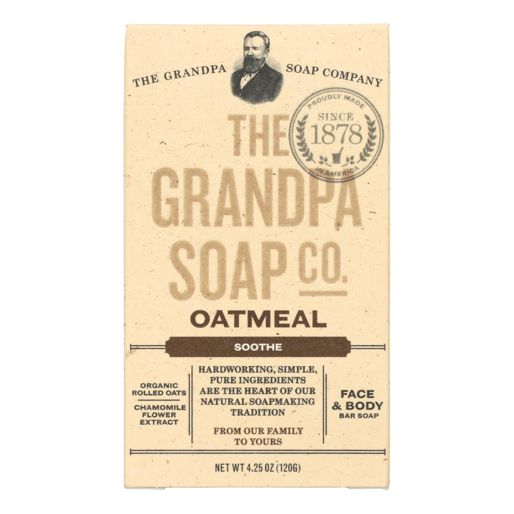 Grandpa's Oatmeal Soap Bar (Pack of 4.25 Oz.) - Cozy Farm 