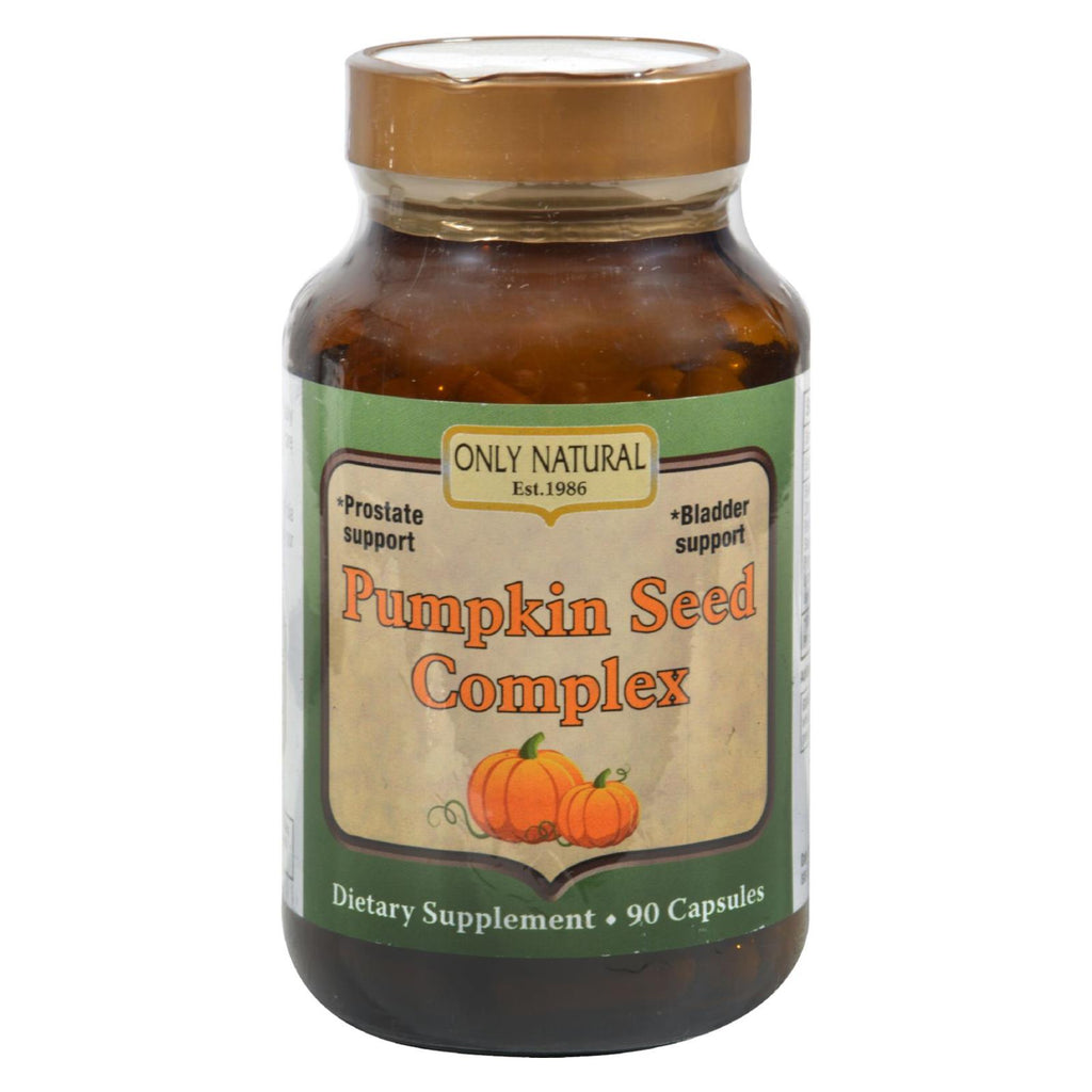 Only Natural (Pack of 90) Pumpkin Seed Complex - 700mg Capsules - Cozy Farm 