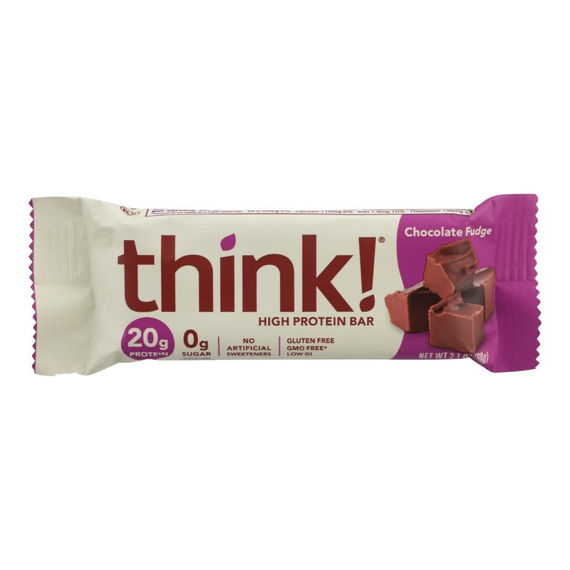 Think Products Thinn Bar - Chocolate Fudge (10-Pack, 2.1 oz Each) - Cozy Farm 