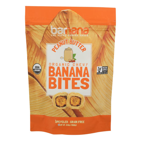Barnana Organic Peanut Butter Chewy Banana Bites, 3.5 Oz. (Pack of 12) - Cozy Farm 