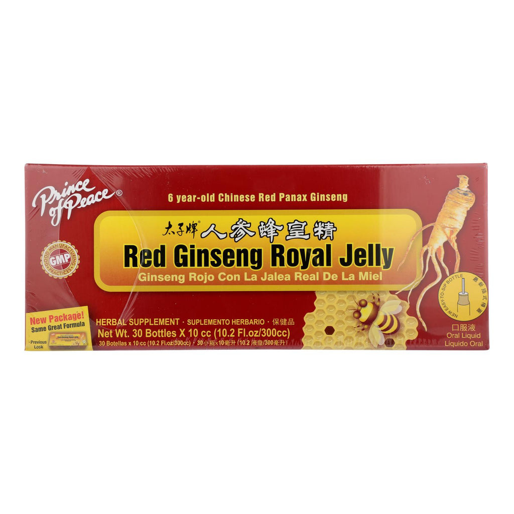 Prince of Peace Red Ginseng with Royal Jelly (Pack of 30) - Cozy Farm 