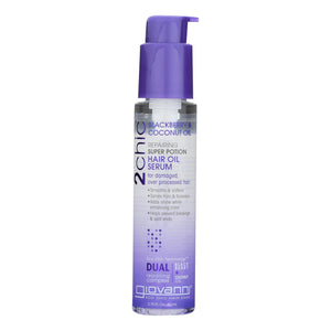 Giovanni 2chic Repairing Super Potion Blackberry & Coconut Milk Hair Oil Serum 2.75 fl oz - Cozy Farm 
