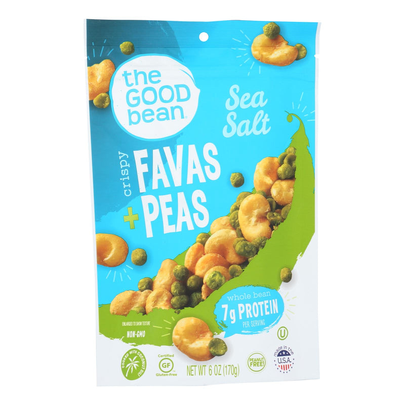 The Good Bean Sea Salt Roasted Fava Beans (Pack of 6 - 6 Oz. Each) - Cozy Farm 